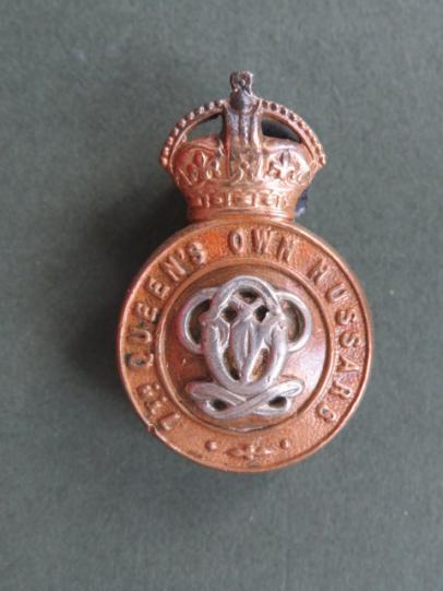 British Army The 7th Queen's Own Hussars Pre 1953 Collar Badge