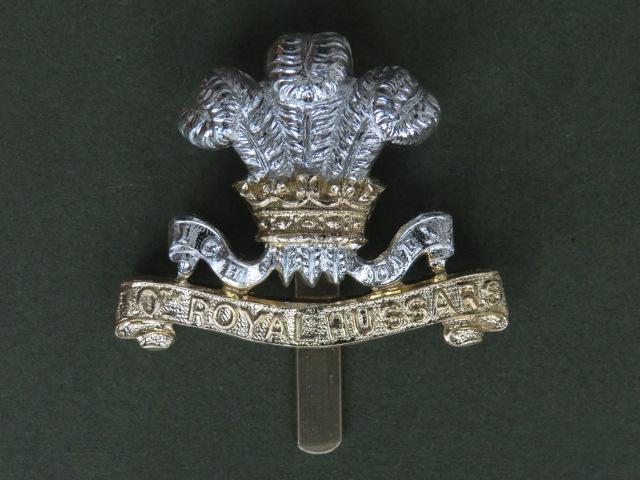 British Army The 10th Royal Hussars Cap Badge