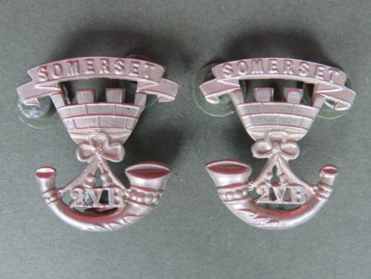 British Army 1893 Pattern 2nd Somerset Rifle Volunteer Corps Collar Badge