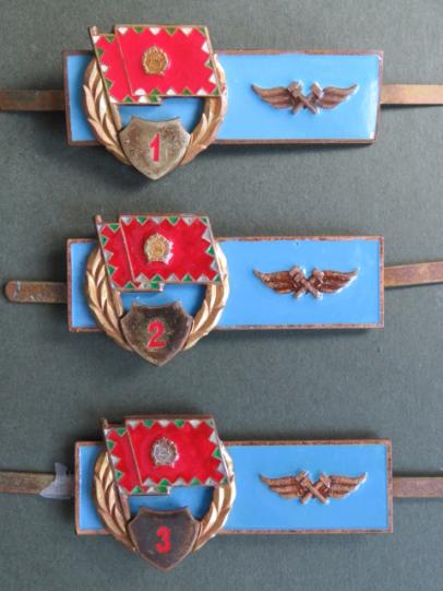 Hungary Pre 1991 Air Force Air Mechanic Badges 1st, 2nd & 3rd Classes