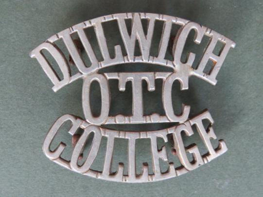 British Army Dulwich College O.T.C. (Officer Training Corps) Shoulder Title