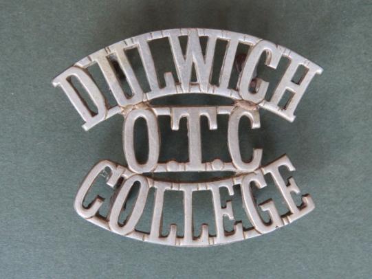 British Army Dulwich College O.T.C. (Officer Training Corps) Shoulder Title