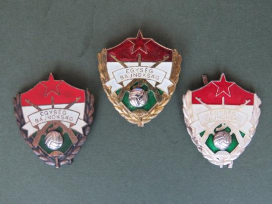 Hungary Military Academy Football League Champion Badges