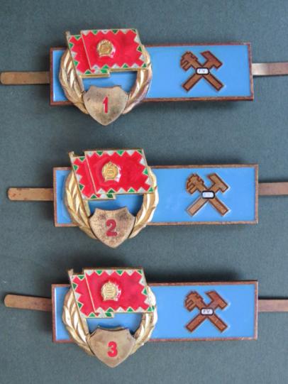 Hungary Pre 1991 Army Mechanic (FV) Badges 1st, 2nd & 3rd Classes