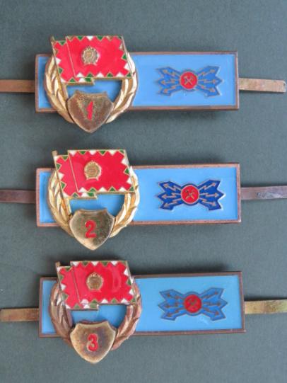 Hungary Pre 1991 Army Signals Technician Badges 1st, 2nd & 3rd Classes