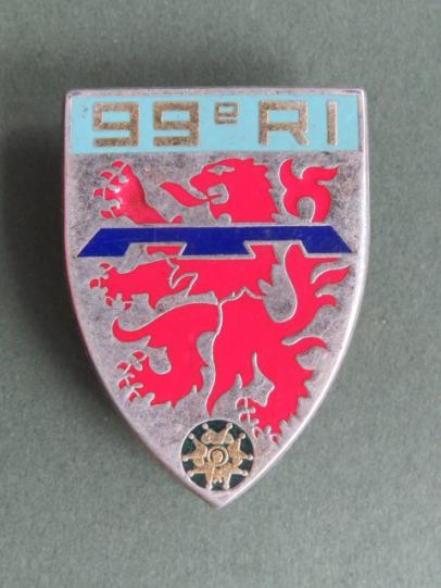 France Army 99th Infantry Regiment Pocket Crest