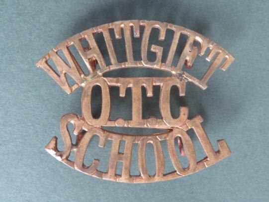 British Army Whitgift School Officer Training Corps Shoulder Title