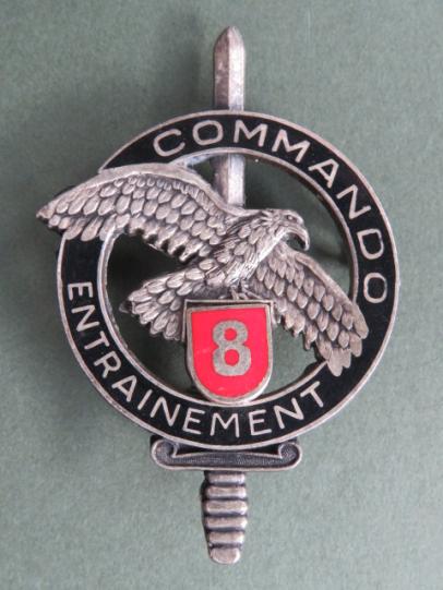 France C.E.C. 8 COMMANDO ENTRAINEMENT Pocket Crest
