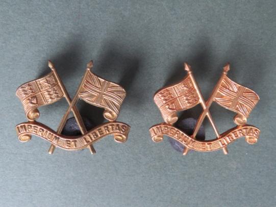 South Africa Army Imperial Light Horse Collar Badges