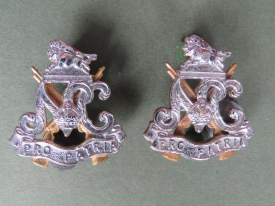 South Africa Army Natal Carbineers Collar Badges
