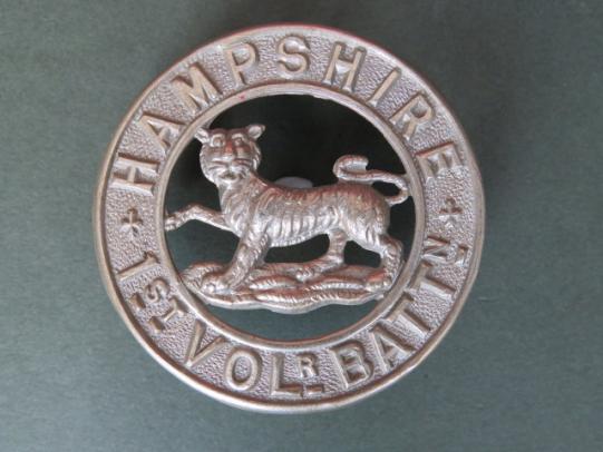 British Army 1881 Pattern 1st Volunteer Battalion, The Hampshire Regiment Hemet Plate Centre