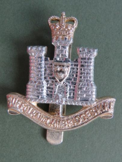 British Army The Suffolk and Cambridgeshire Regiment Cap Badge