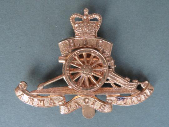 British Army EIIR Honourable Artillery Company No1 Dress Cap Badge