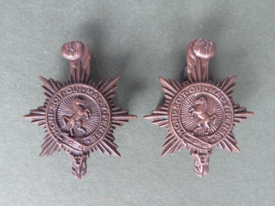 British Army The Queen's Regiment Officer's Collar Badges