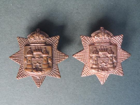 British Army Pre 1901 The East Surrey Regiment Collar Badges