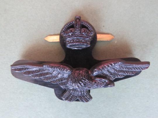 Royal Air Force WW2 Officer's Economy Side Cap Badge