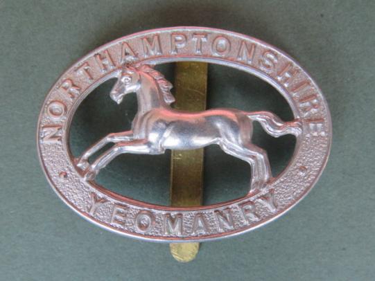 British Army The Northamptonshire Yeomanry Cap Badge