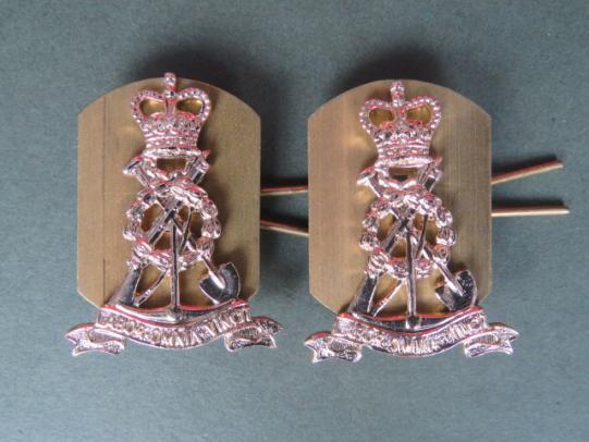 British Army Pre 1985 Royal Pioneer Corps Collar Badges