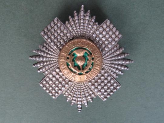British Army Scots Guards Warrant Officer's Forage Cap Badge