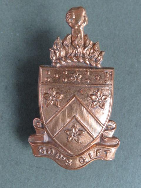 British Army Alleyn's School London O.T.C. Cap Badge