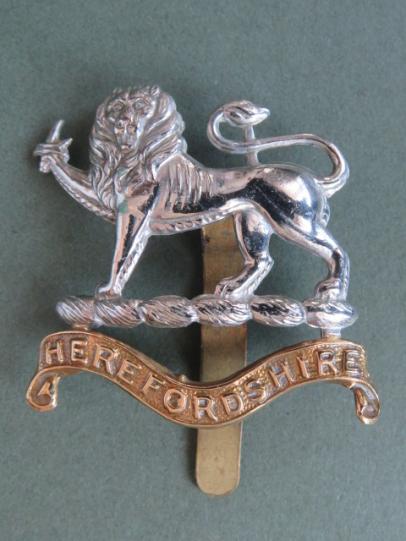 British Army The Herefordshire Regiment Cap Badge