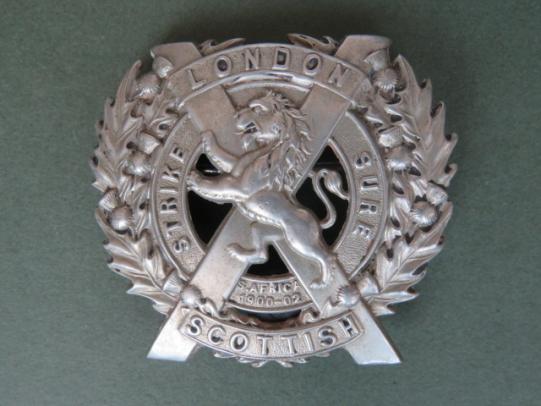 British Army The 14th London Regiment (London Scottish) Glengarry Badge