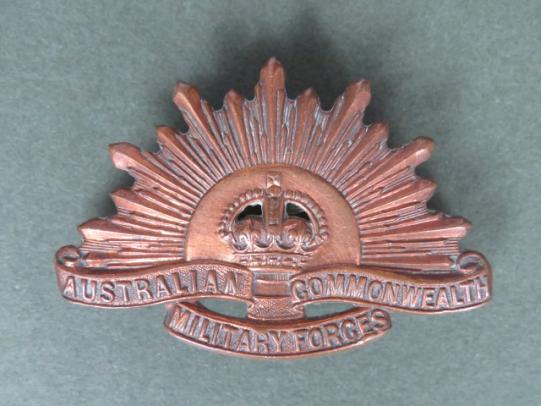 Australia King's Crown Collar Badge