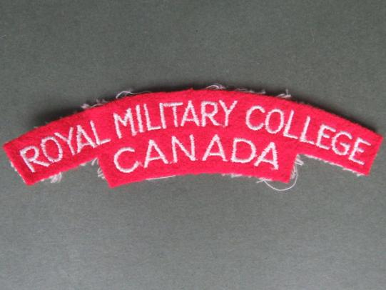 Canada Royal Military College Shoulder Title