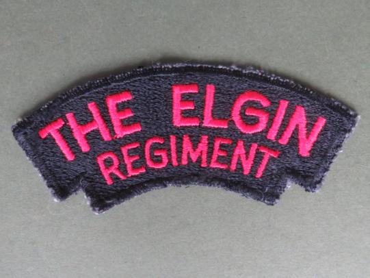 Canada The Elgin Regiment Shoulder Title