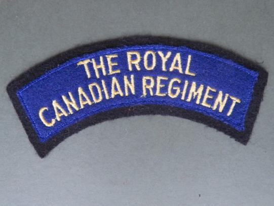 Canada The Royal Canadian Regiment Shoulder Title