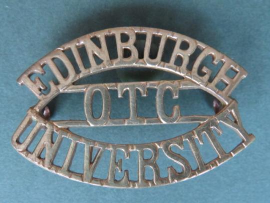 British Army Edinburgh University Officer Training Corps Shoulder Title