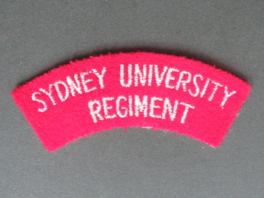 Australia Army 1962-1980's Sydney University Regiment Shoulder Title