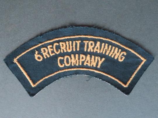 Australia Army 1948-1962 6 Recruit Training Company Shoulder Title