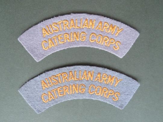 Australia Army 1962-1980's Royal Australian Army Catering Corps Shoulder Titles