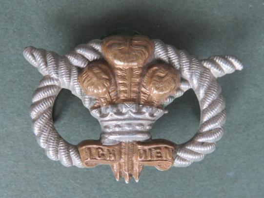 British Army The North Staffordshire Regiment (The Prince of Wales's) Militia Battalion Collar Badge