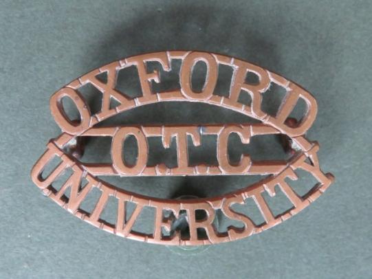 British Army Oxford University Officer Training Corps Shoulder Title