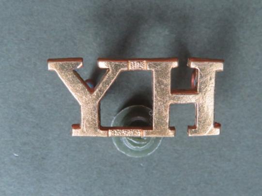 British Army The Yorkshire Hussars Shoulder Title