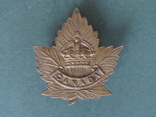 Canada WW1 General Service Collar Badge