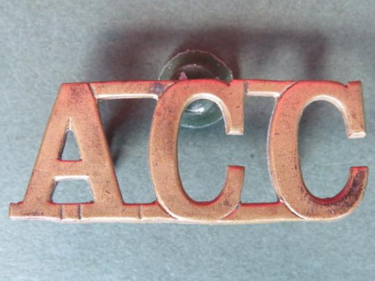 British Army The Army Catering Corps Shoulder Title
