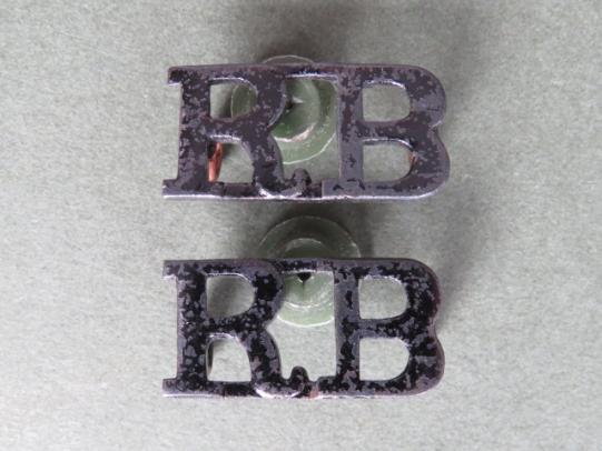 British Army The Rifle Brigade Shoulder Titles