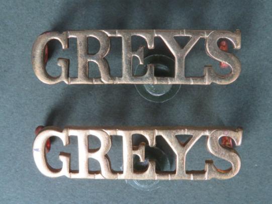 British Army The Royal Scots Greys (2nd Dragoons) Shoulder Titles