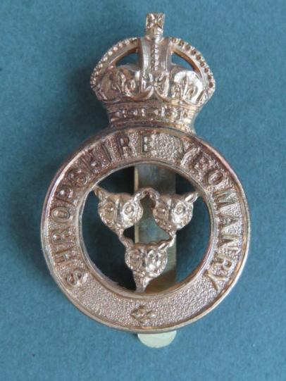 British Army Pre 1953 The Shropshire Yeomanry Cap Badge