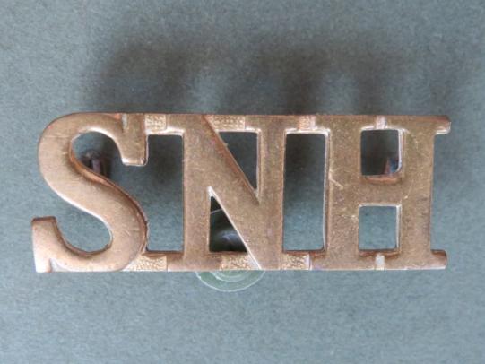 British Army The South Nottinghamshire Hussars Shoulder Title