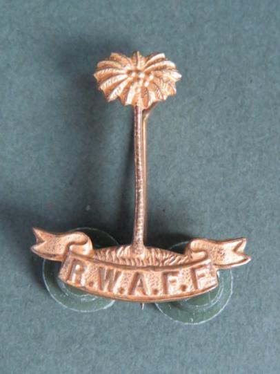 Royal West African Frontier Force Officer's Side Cap Badge