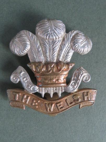 British Army The Welsh Regiment Cap Badge