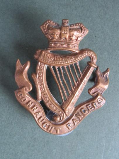 British Army QVC Connaught Rangers Cap Badge