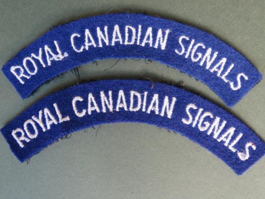 Canada Royal Canadian Signals Shoulder Titles