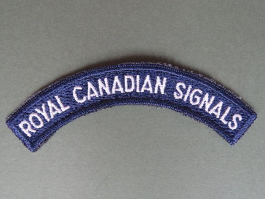 Canada Royal Canadian Signals Shoulder Title