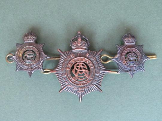 Australia WW2 Army Service Corps Cap & Collar Badges