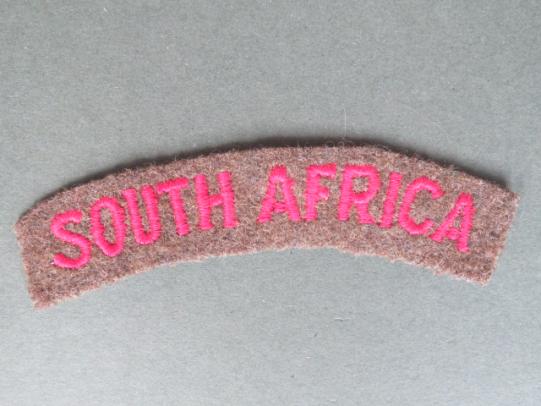 South Africa WW2 Shoulder Title